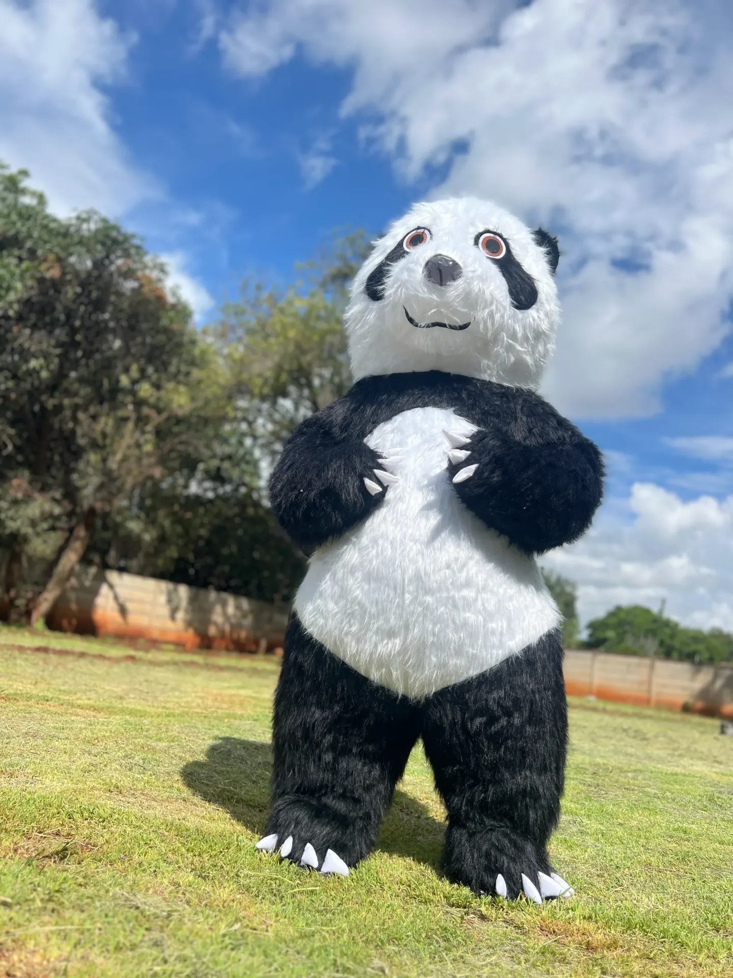Inflatable Panda Mascot Costume