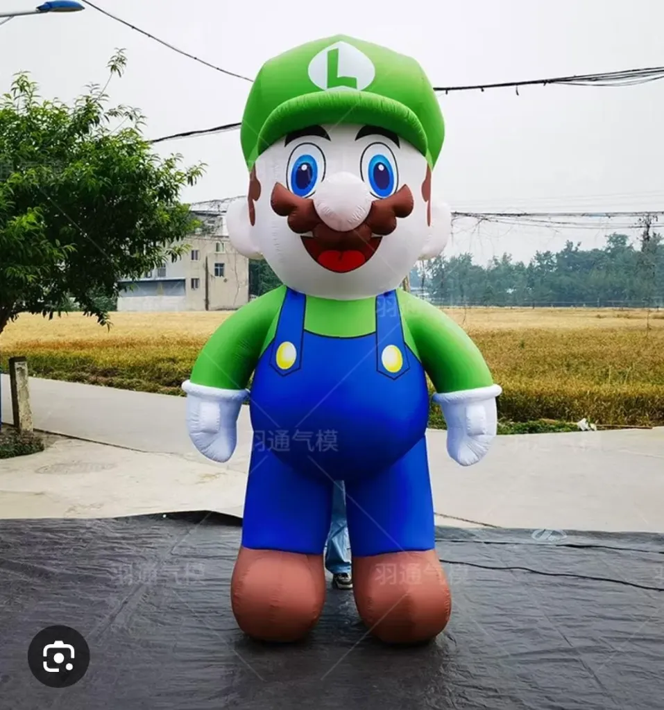 Luigi Inflatable Masctot
